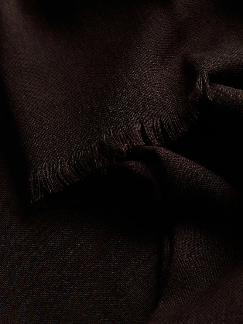 Midweight Frayed Edge Scarf