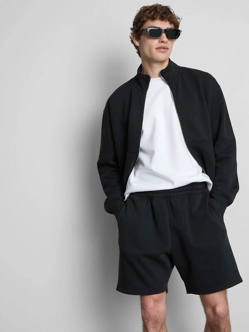 Washed Elasticated Shorts