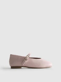 The Edit Leather Ballet Flats