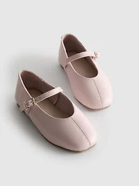 The Edit Leather Ballet Flats