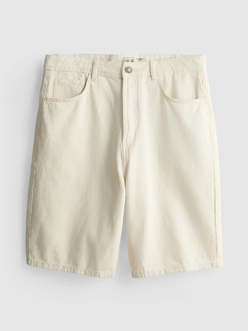 Relaxed Denim Shorts