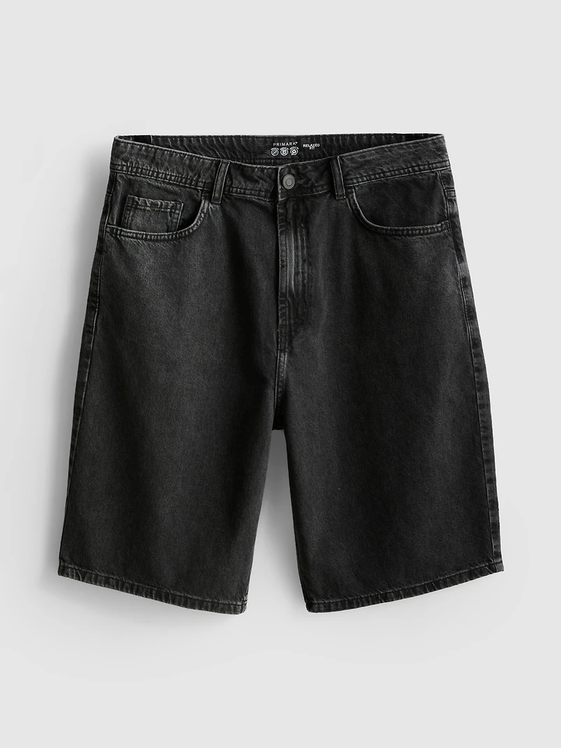 Relaxed Denim Shorts
