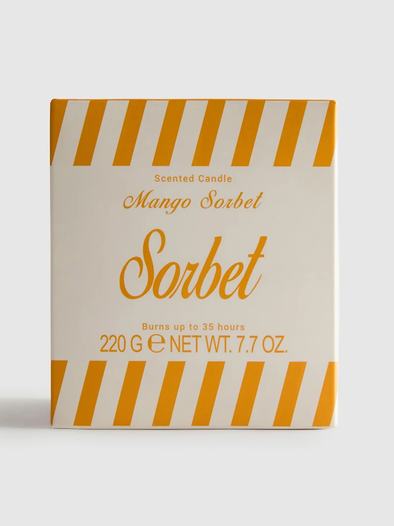 Scented Candle In Frosted Glass Jar