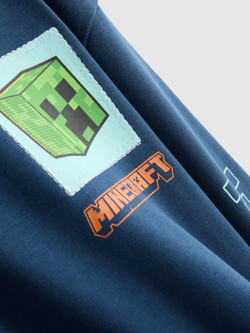 7-15 yrs | Minecraft Graphic Cotton-Rich Hoodie