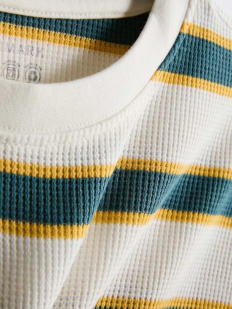 7-15yrs | Waffle Textured T-Shirt