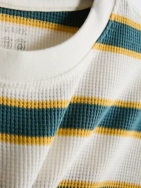 7-15yrs | Waffle Textured T-Shirt