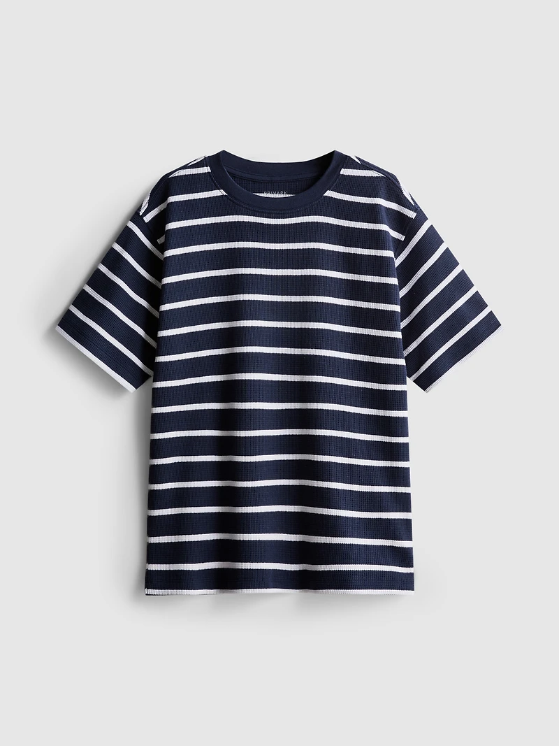 7-15yrs | Waffle Textured T-Shirt