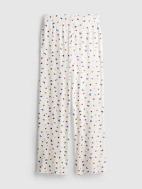 Ribbed Butterfly Pajama Bottoms