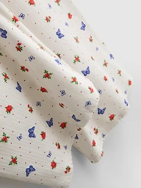 Ribbed Butterfly Pajama Bottoms