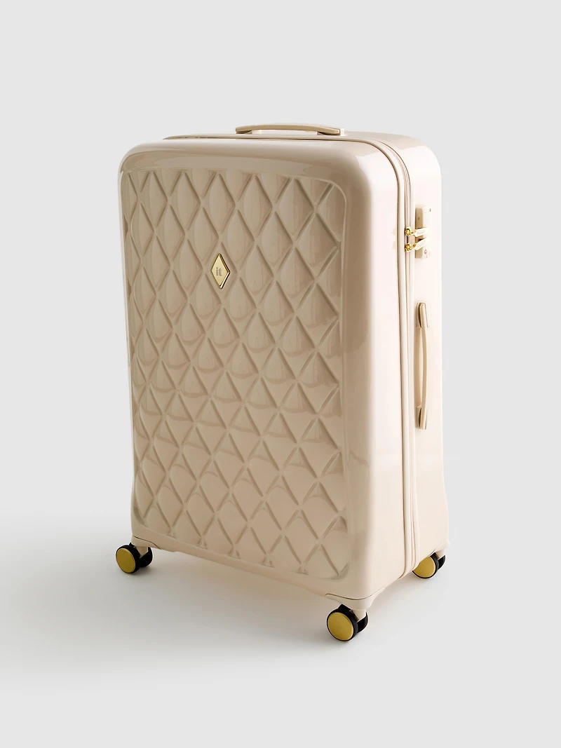 Hard Shell Quilted Luggage