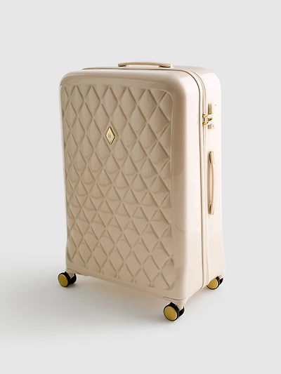 Hard Shell Quilted Luggage