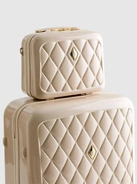 Hard Shell Quilted Luggage