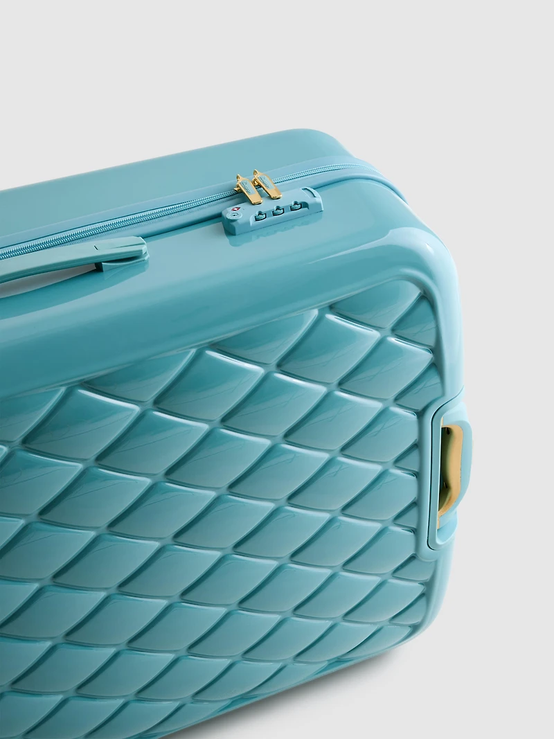 Hard Shell Quilted Luggage