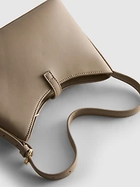 Metal Tab Shoulder Bag