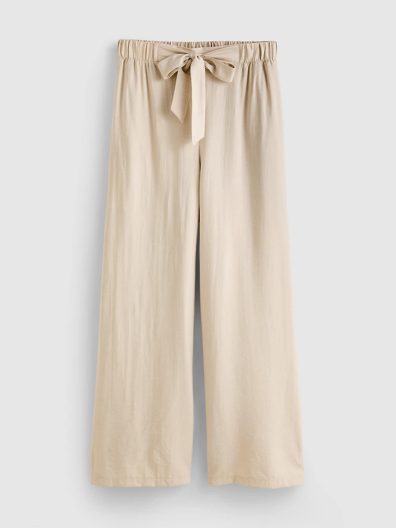Bow Detail Palazzo Pants