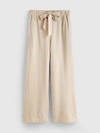 Bow Detail Palazzo Pants