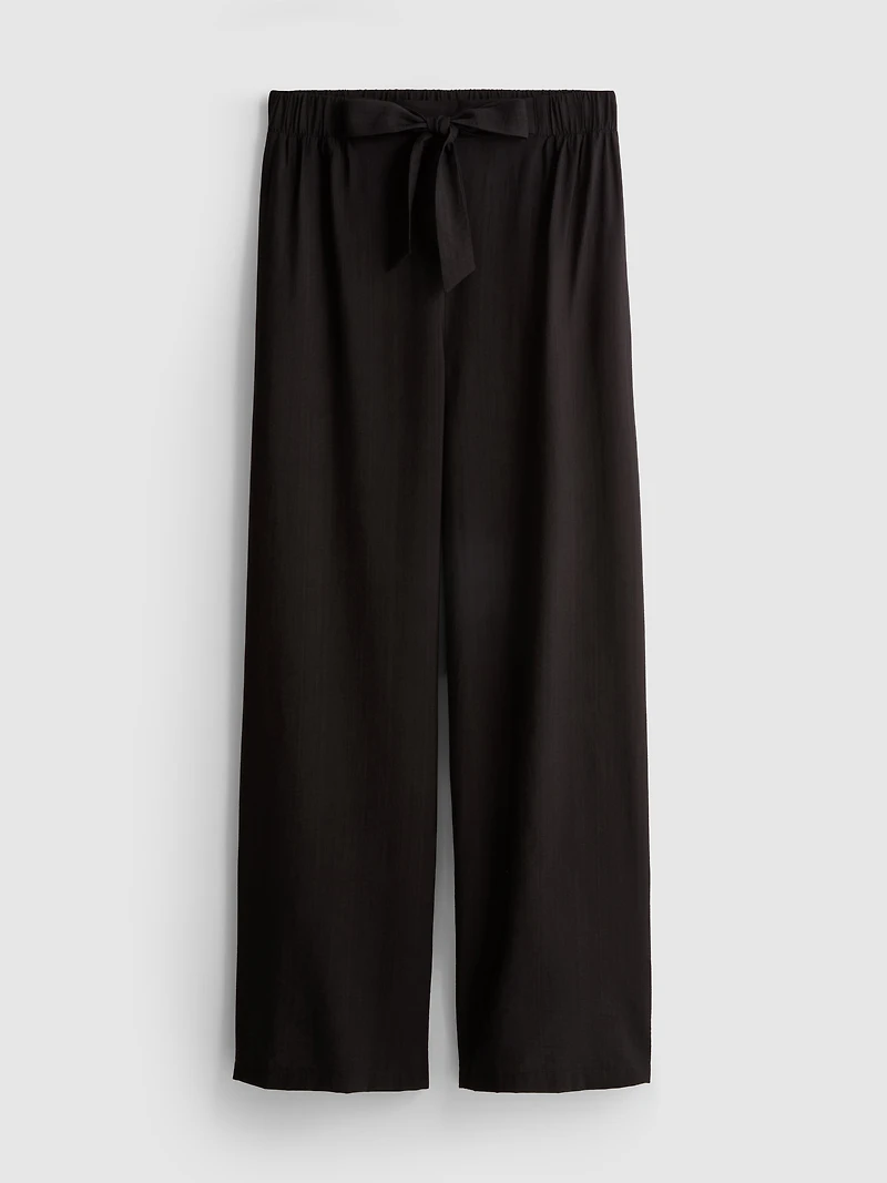 Bow Detail Palazzo Pants
