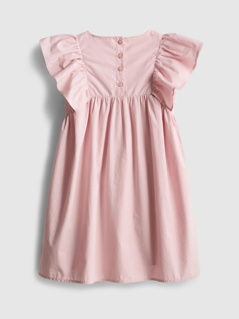 1.5-12yrs | The Edit Cotton Floral Appliqué Smock Dress