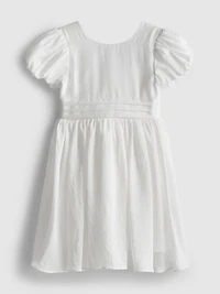 1.5-12yrs | The Edit Puff-Sleeve Occasion Dress