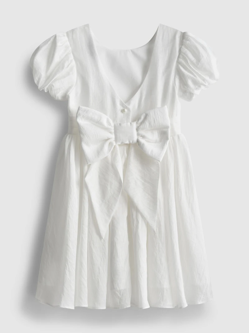 1.5-12yrs | The Edit Puff-Sleeve Occasion Dress