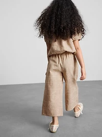 1.5-12yrs | The Edit Linen Mix Embroidered Pants