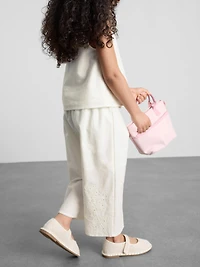 1.5-12yrs | The Edit Linen Mix Embroidered Pants