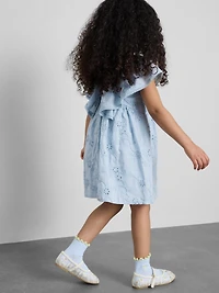 1.5-12yrs | The Edit Floral Embroidered Smock Dress