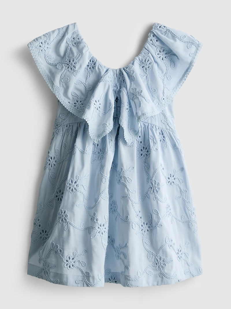 1.5-12yrs | The Edit Floral Embroidered Smock Dress