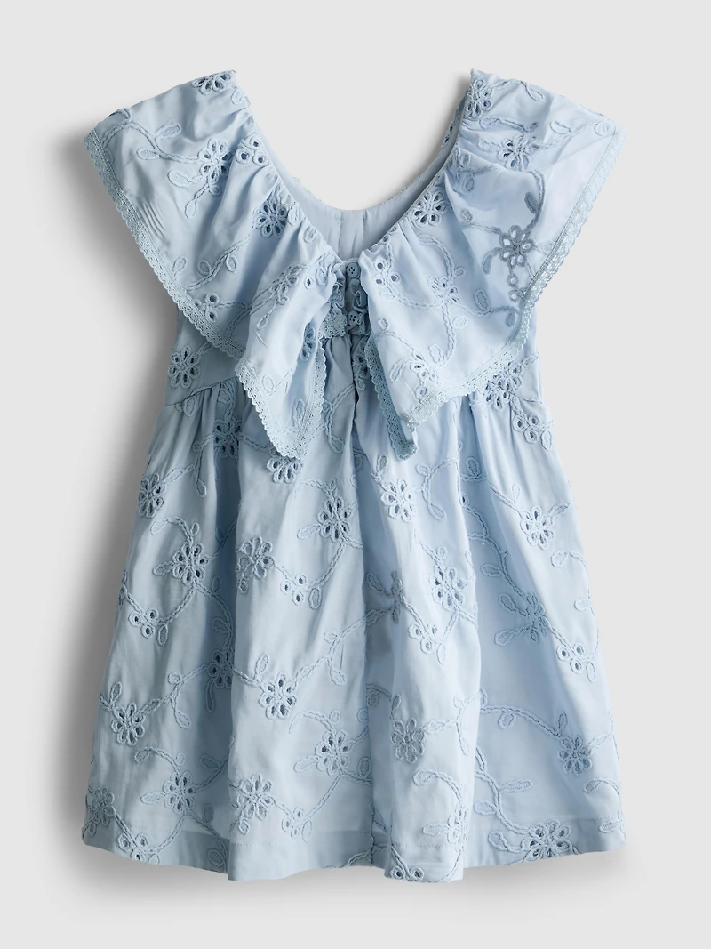 1.5-12yrs | The Edit Floral Embroidered Smock Dress