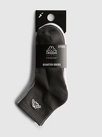 3pk Kappa X Primark Quarter Crew Socks