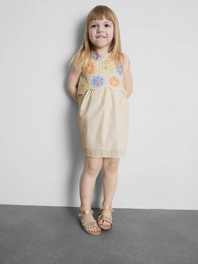 1.5-8yrs | Crochet Sleeveless Dress