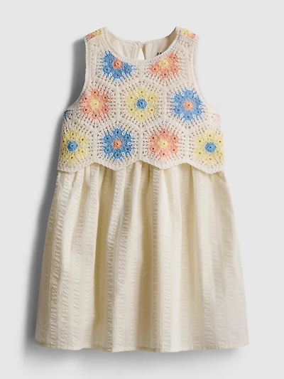 1.5-8yrs | Crochet Sleeveless Dress