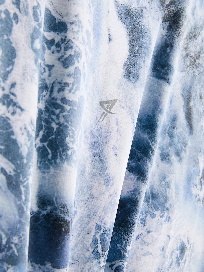 Short-Sleeve Wave Mesh T-Shirt