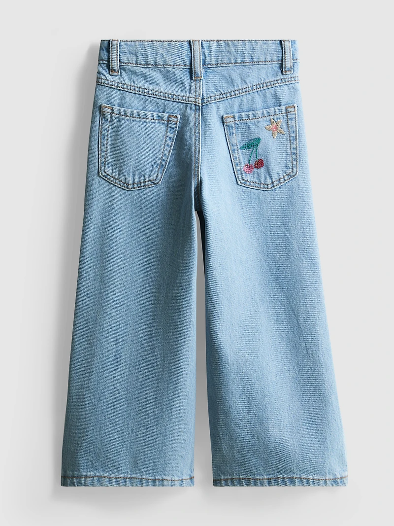 1.5-8yrs | Fruit Embroidered Jeans