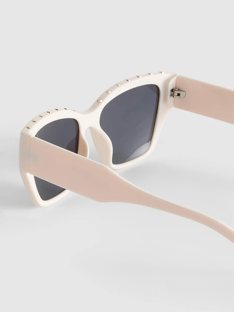 Studded Cat-Eye Sunglasses
