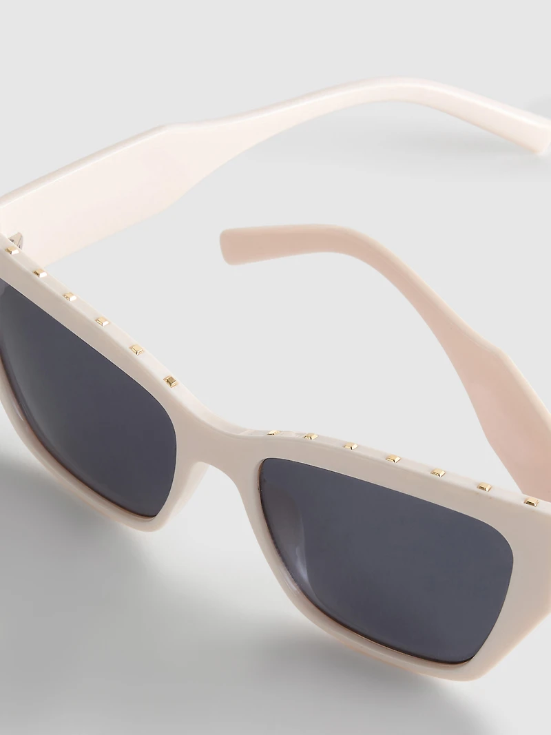 Studded Cat-Eye Sunglasses