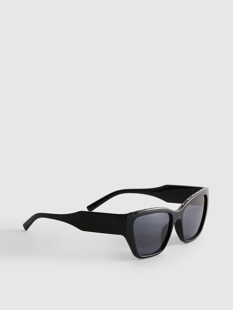 Studded Cat-Eye Sunglasses
