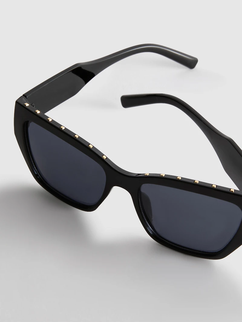 Studded Cat-Eye Sunglasses