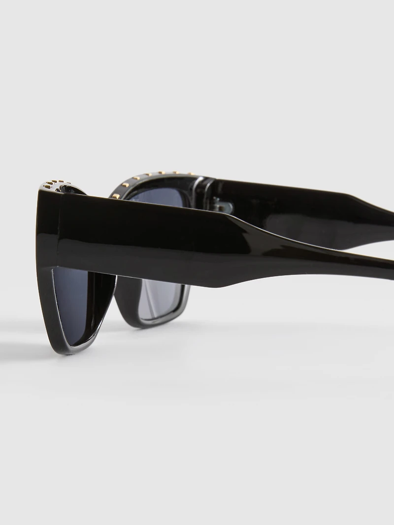 Studded Cat-Eye Sunglasses