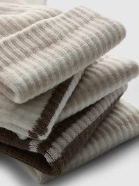 5pk Ribbed Active Crew Socks