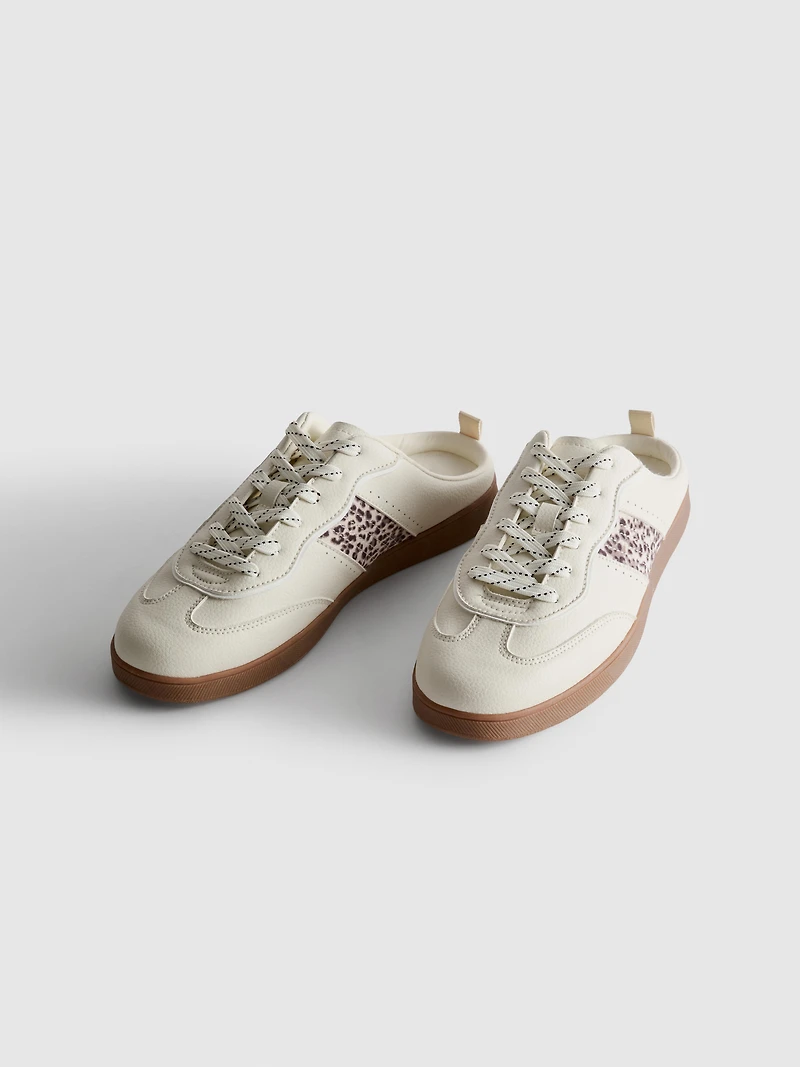Slip-On Rubber-Sole Sneakers