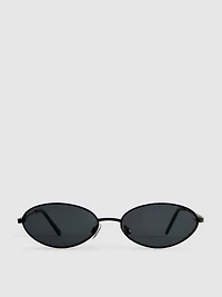 90s Tinted Oval Sunglasses