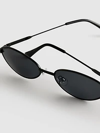 90s Tinted Oval Sunglasses
