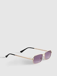 Metal Rectangle Sunglasses