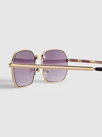 Metal Rectangle Sunglasses