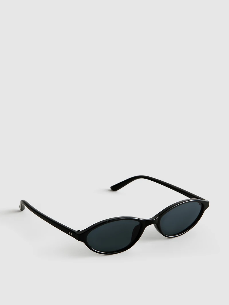 Slim Oval Sunglasses