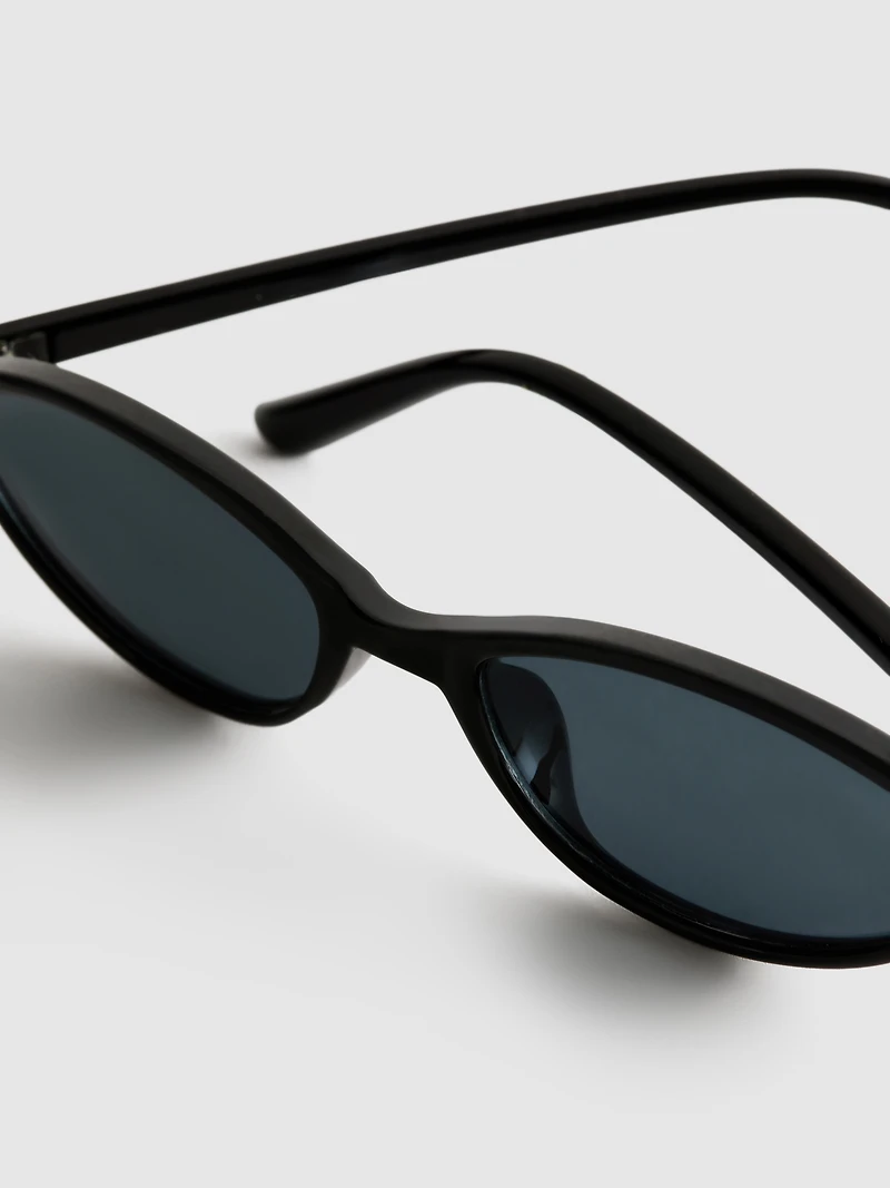 Slim Oval Sunglasses