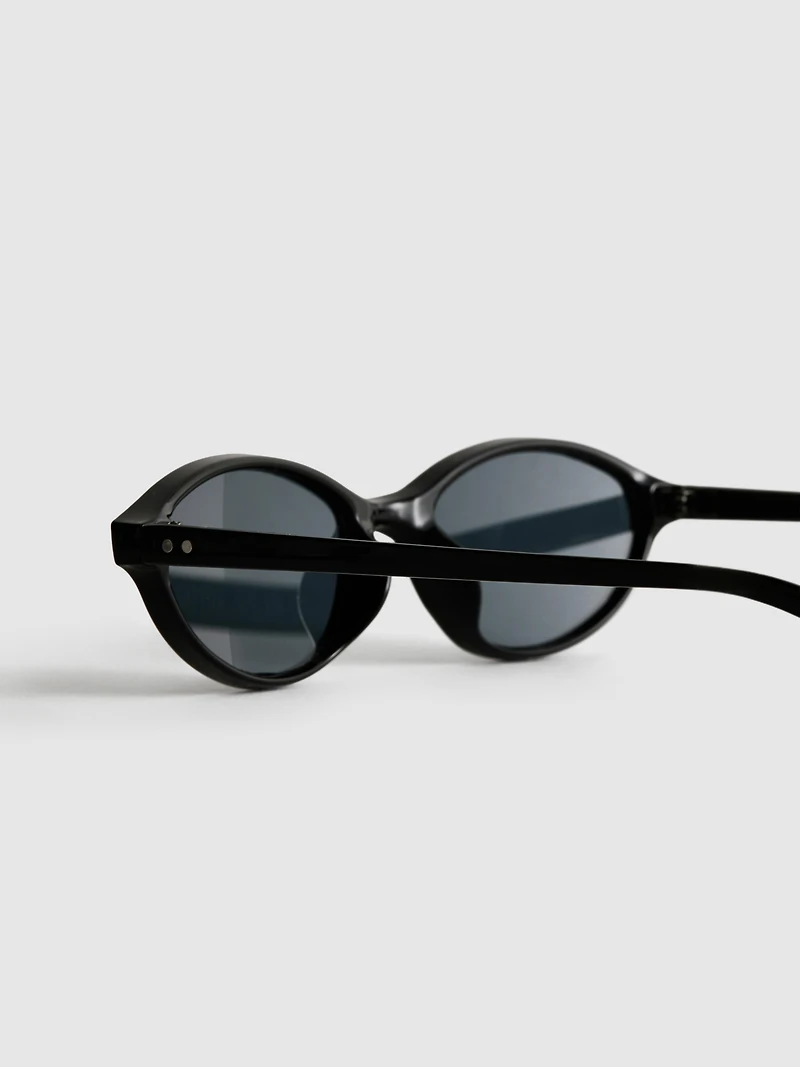 Slim Oval Sunglasses