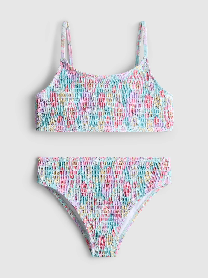 7-15yrs | Floral Shirred Bikini