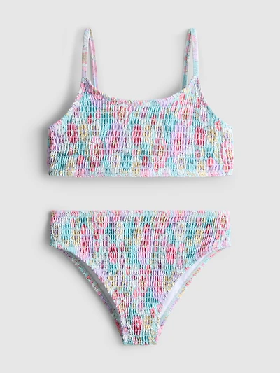 7-15yrs | Floral Shirred Bikini